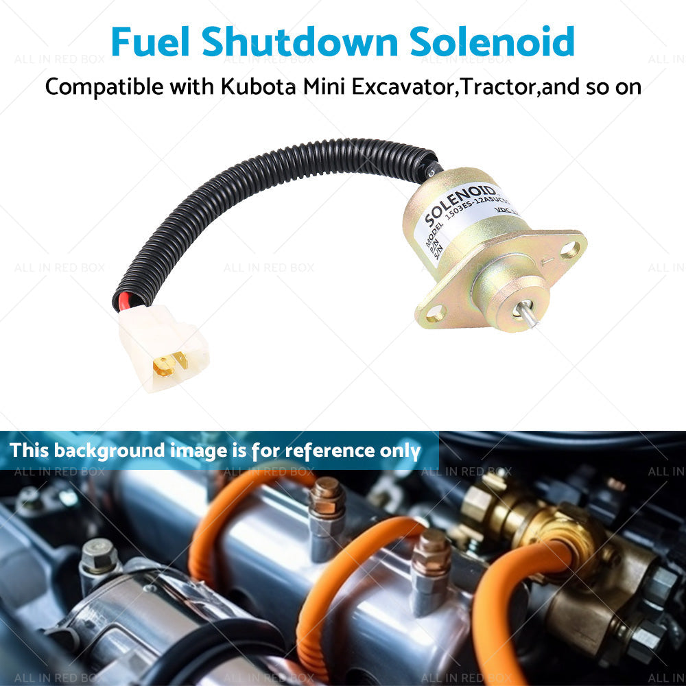 12V Shut Down Solenoid Suitable For Kubota B1700HSD 1503ES-12A5UC5S SA-4569-T-4