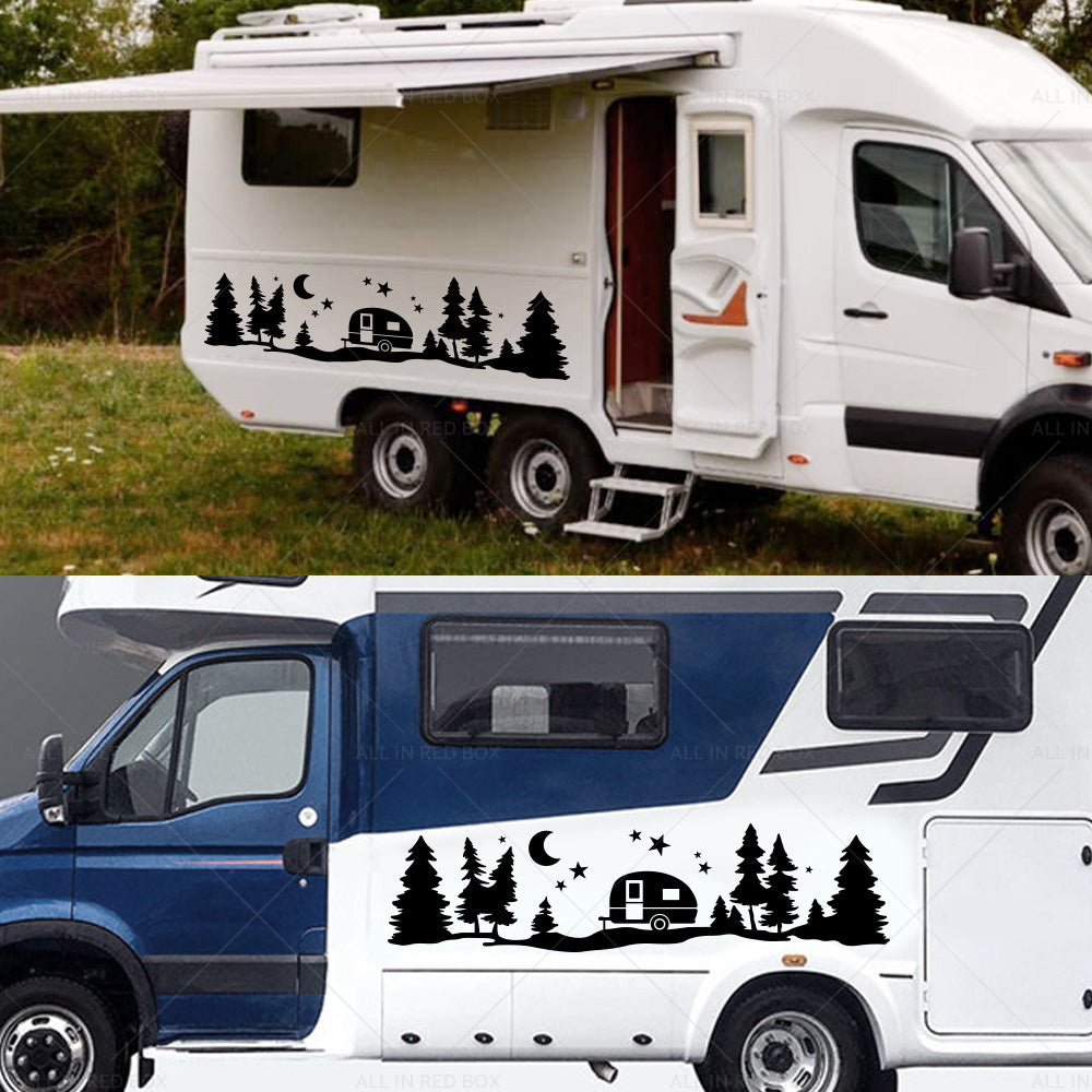 Mountains Adventure Vinyl Decal Sticker Suitable ForCamper Van Motorhome Caravan-3