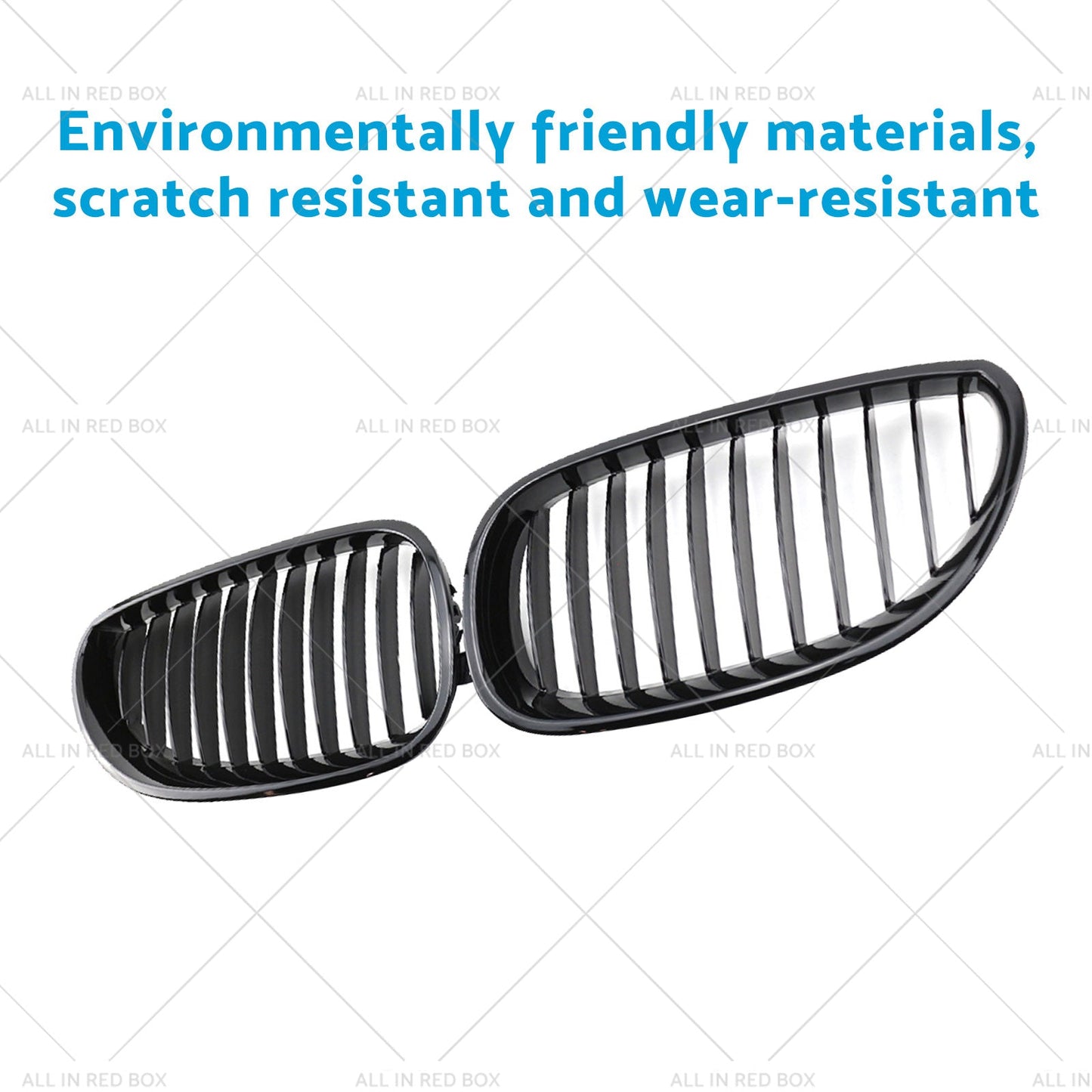 Gloss Black Front Grille Grill Suitable For BMW E60 E61 5 Series 2003-2010-1