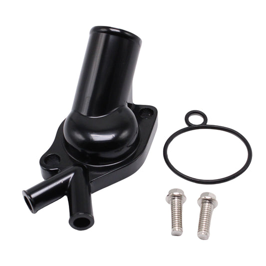 Black Twin Port Thermostat Housing Suitable for Holden V8 253 308 WB LH LX HX HZ-1