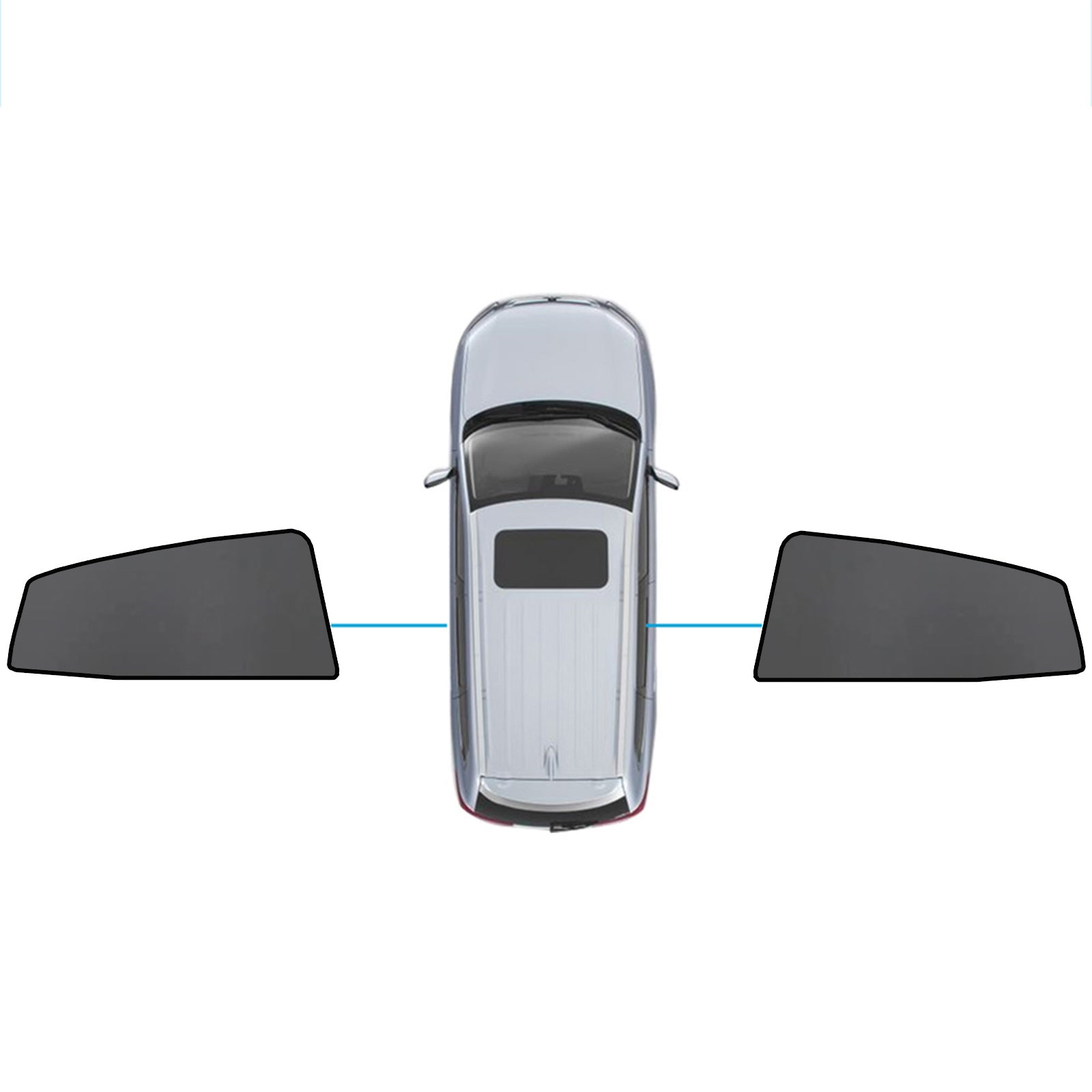 Magnetic Car Window Sun Shades Suitable for Subaru XV/Impreza 2017-2023-4