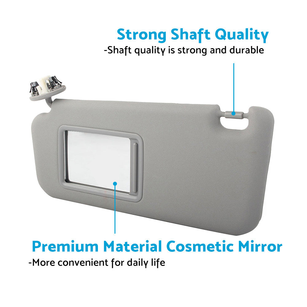 Grey Front Left Sun Visor Suitable For Toyota Kluger 2008-2013-3