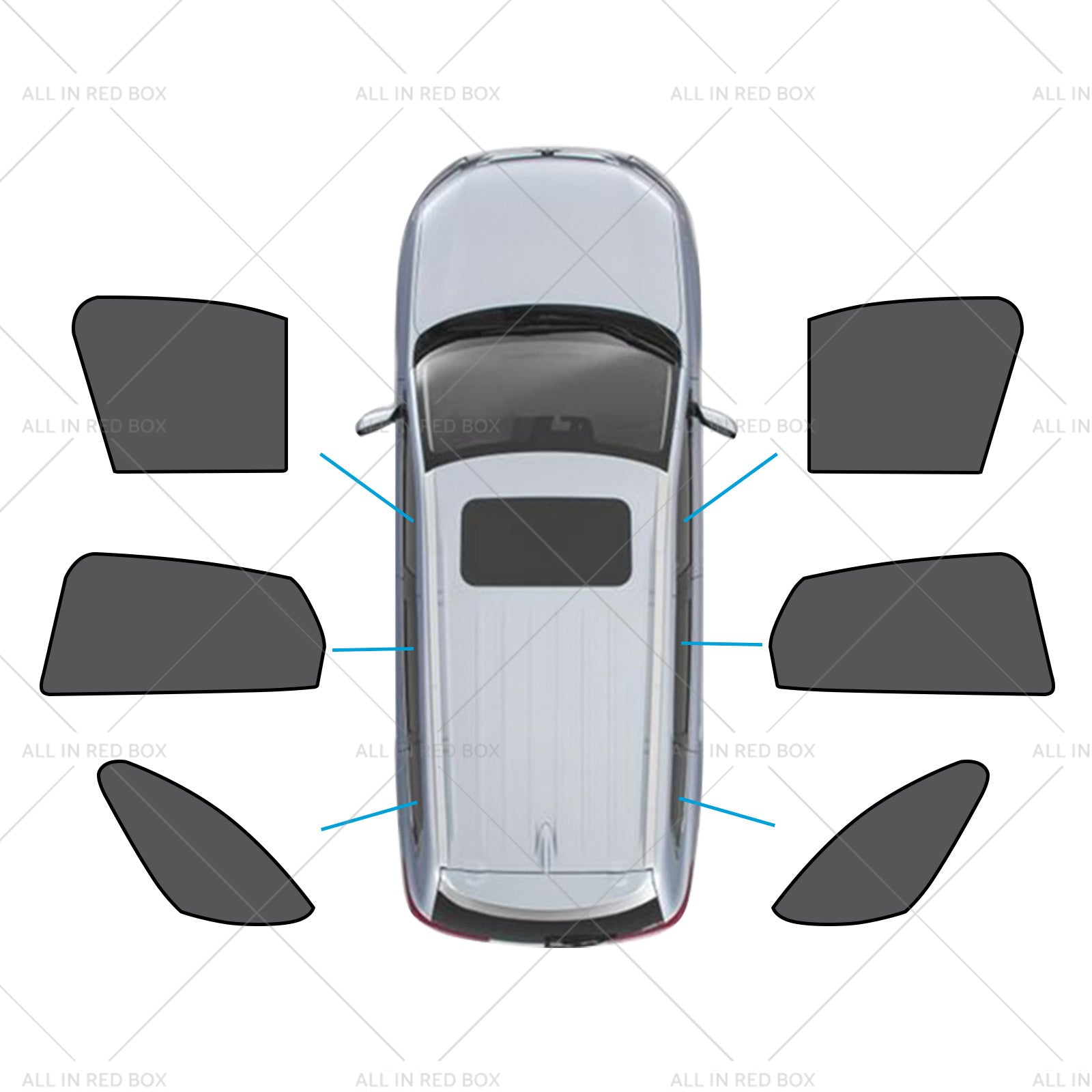 Magnetic Car Window Sun Shades Suitable for Mazda CX-3 CX3 2015-Current-5