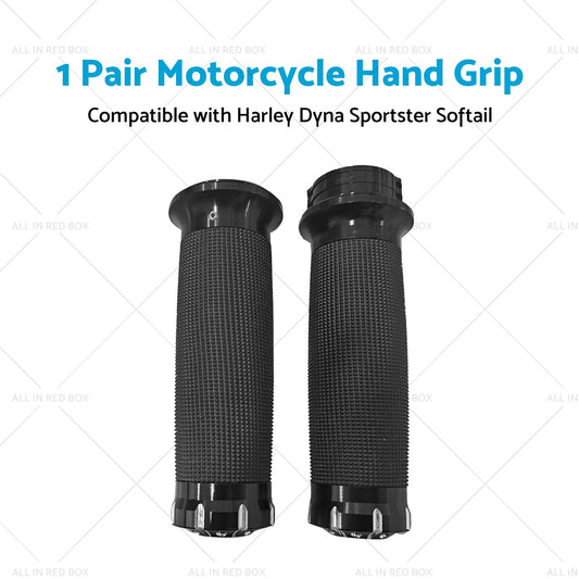 2PCS Motorcycle Handle Bar 1 inch  Hand Grip Suitable for Harley Dyna Sportster-1