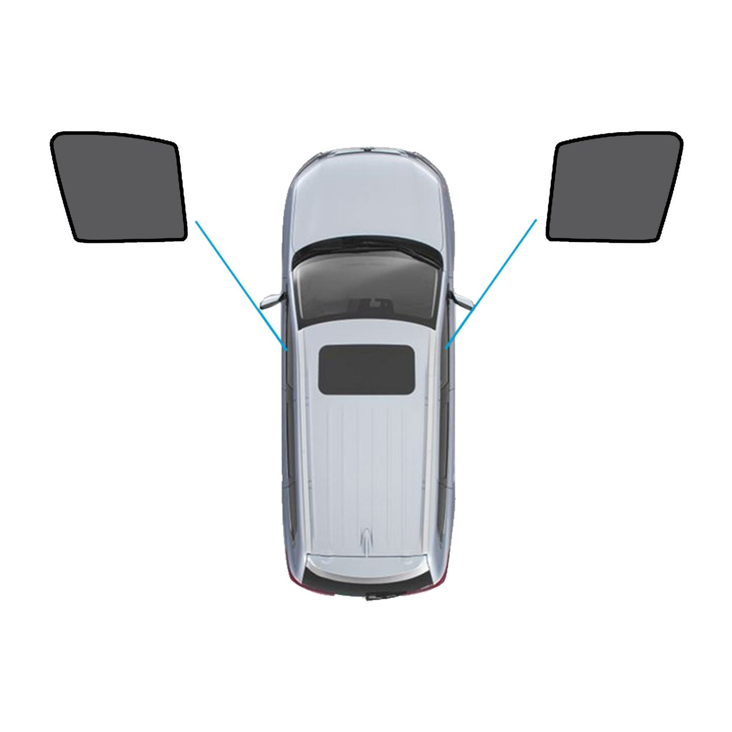Magnetic Mesh Sun Blind Shade Suitable for Subaru Outback 15-20 On Front / Rear-1