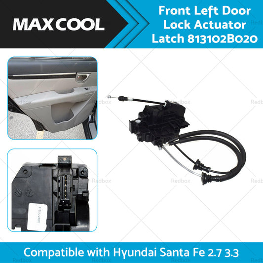 Front Left Door Lock Actuator Latch Fits For Hyundai Santa Fe 2.7 3.3 05-12-1