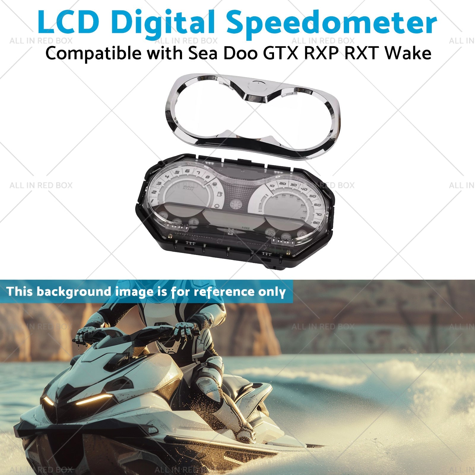278002270 LCD Digital Speedometer Suitable for Sea Doo GTX RXP RXT Wake 06-11-4