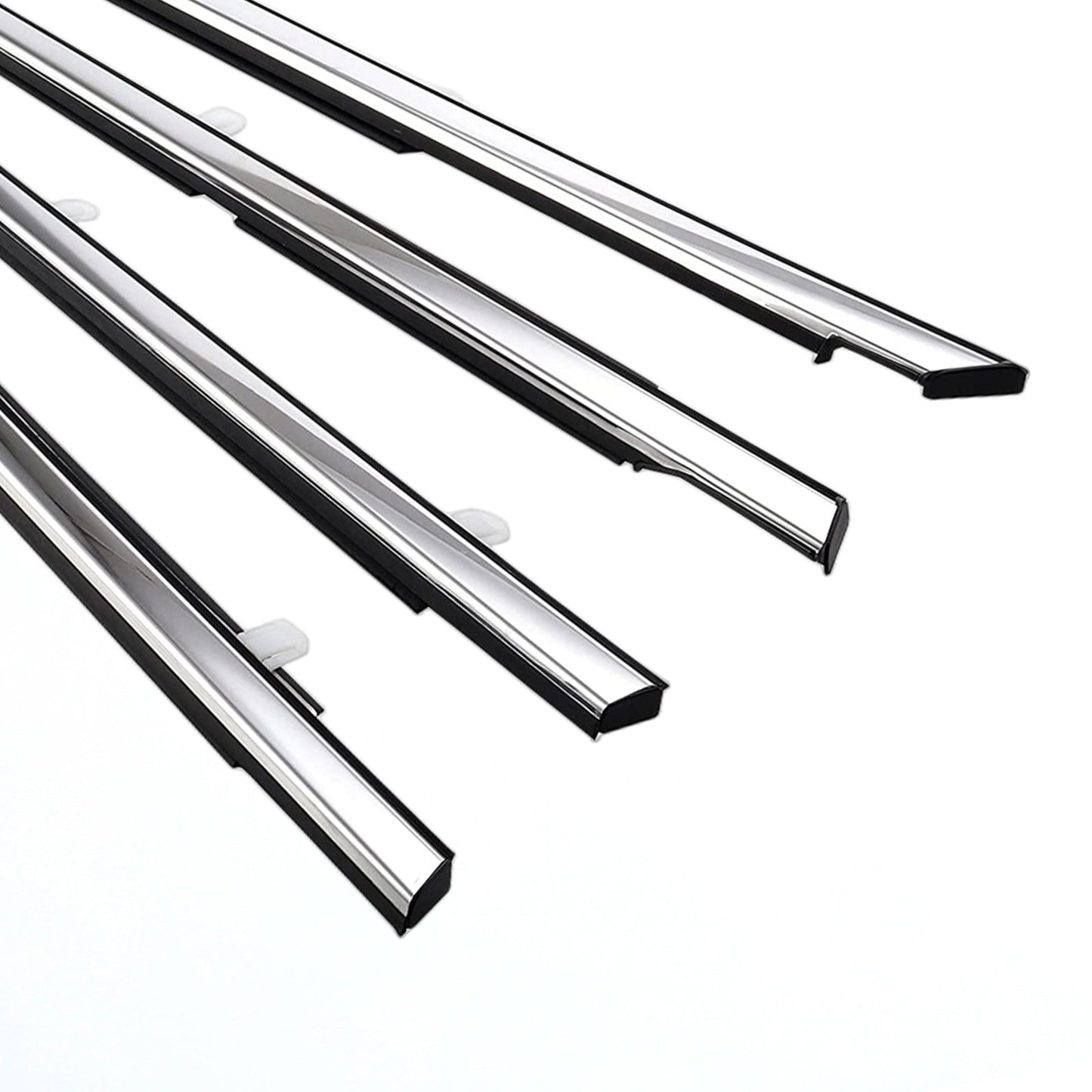 4x Window Glass Seal Weatherstrip Suitable For Honda Accord 2008-2013-3