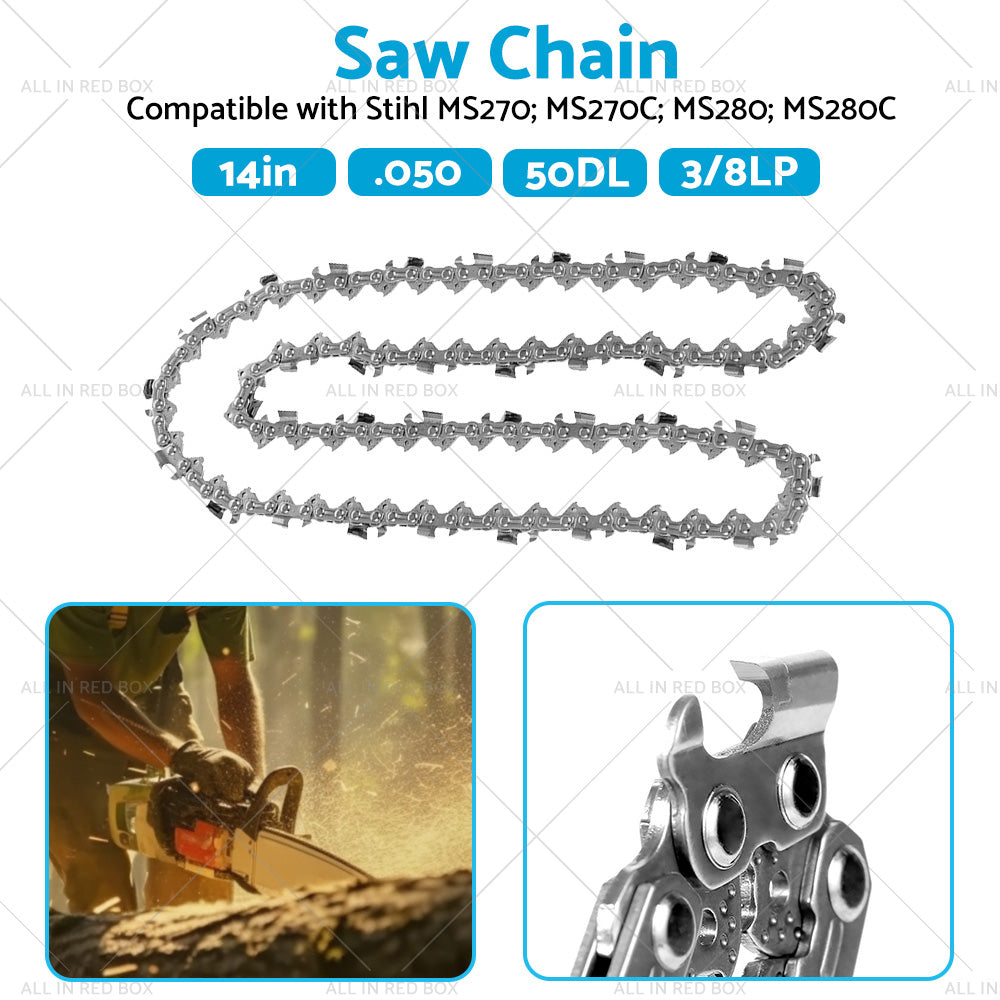 14inch 50DL 3 8 LP. 050 Carbide Chainsaw Chain Suitable for Stihl MS270 MS280 MS290-3