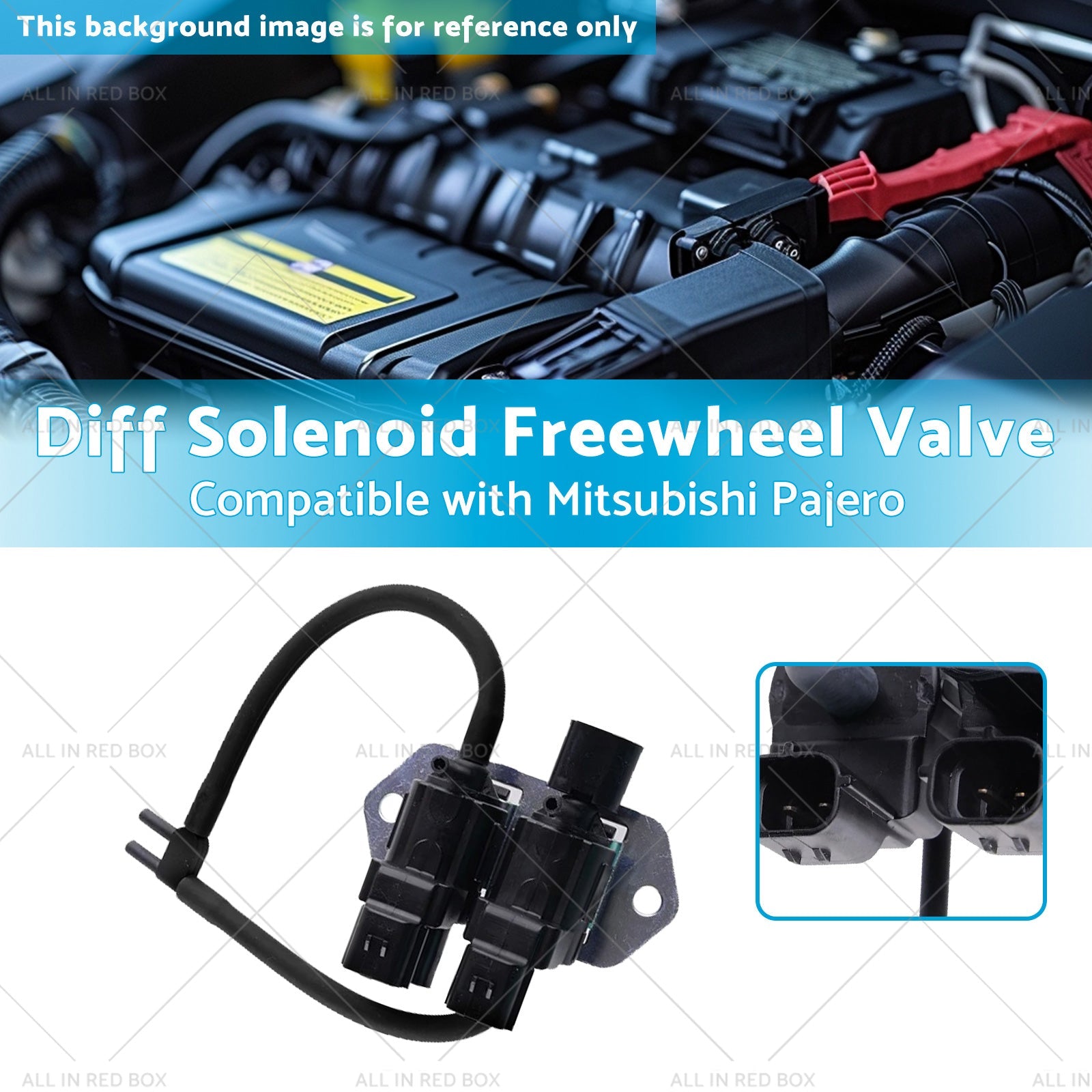 Front Diff Solenoid Freewheel Valve Suitable for Mitsubishi Pajero NW NX 07-17-2