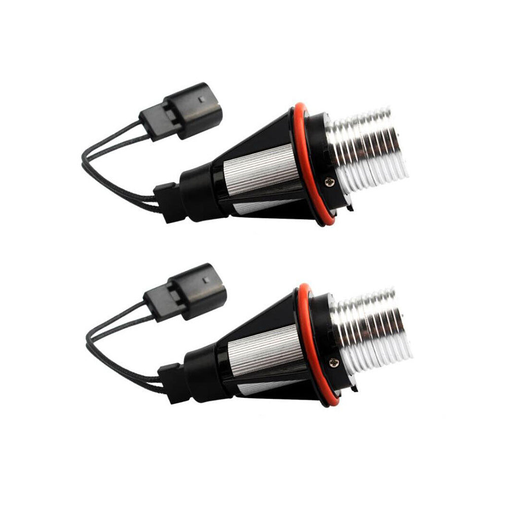 2x Angel Eyes LED Halo Ring Light Bulbs Error Free Suitable For BMW X5 E39 E53 E60 E61 E63-0