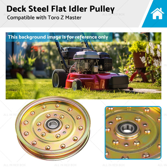 116-4667  or  132-9424 Deck Steel Flat Idler Pulley Suitable for Toro Z Master-0