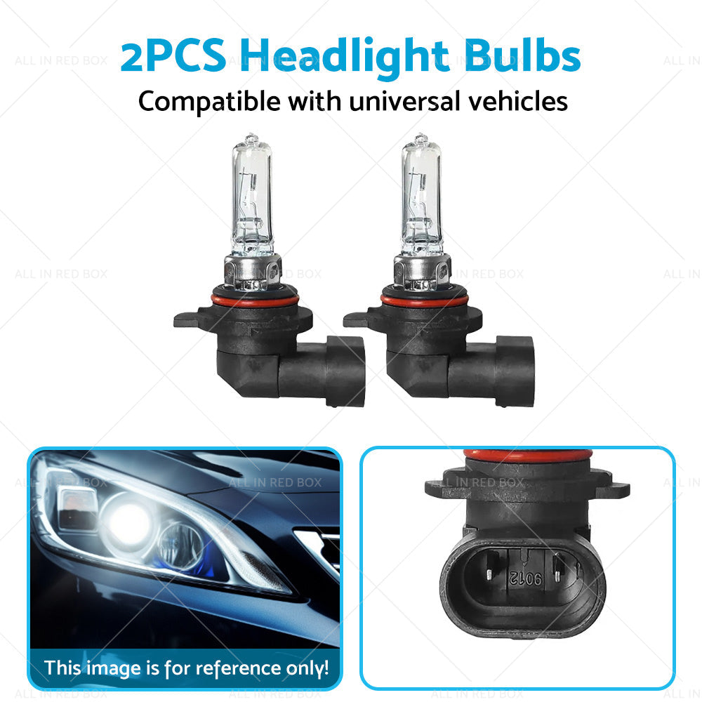 2PCS 9012 HIR2 PX22D Standard Headlight Bulb High Beam Kit Globes Headlamp-3