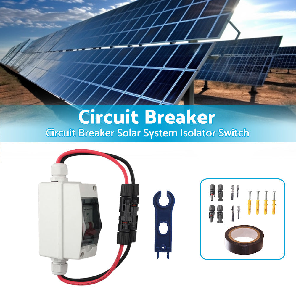 PV Isolator Switch DC 500V 32A IP65 Disconnect Circuit Breaker For Solar-Panels-1
