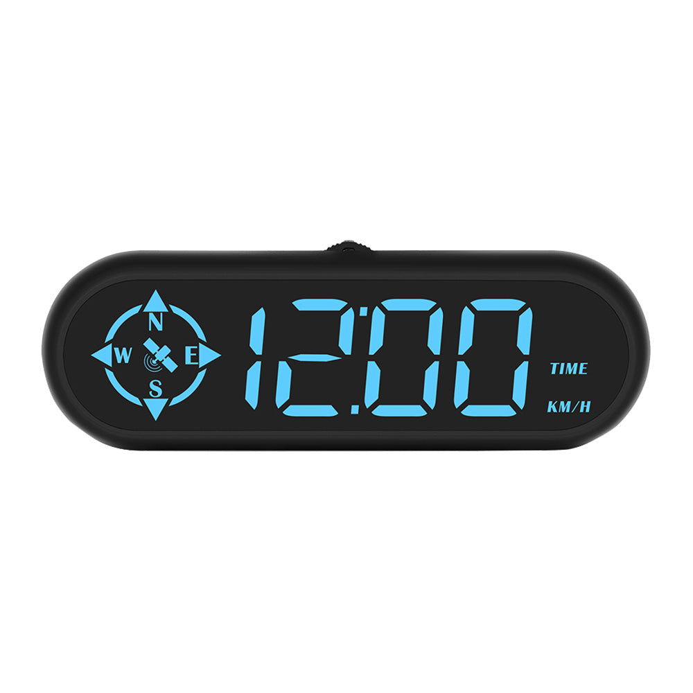 Universal Head-Up Display (HUD) Speedometer with LED Digital GPS and Overspeed Alarm Suitable For Cars-0