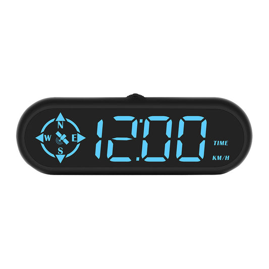 Universal Head-Up Display (HUD) Speedometer with LED Digital GPS and Overspeed Alarm Suitable For Cars-0