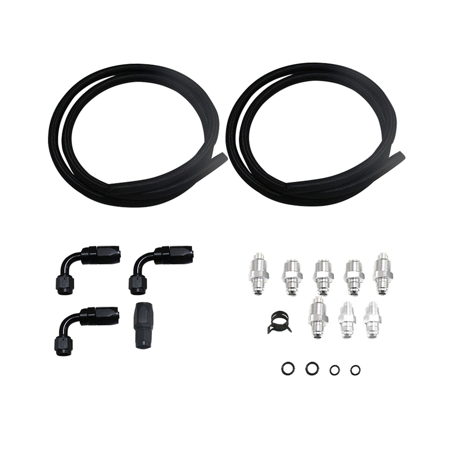 Power Steering Pump Hose Kit Suitable for LS LS1 LS3 Swap Pressure Return Line-3