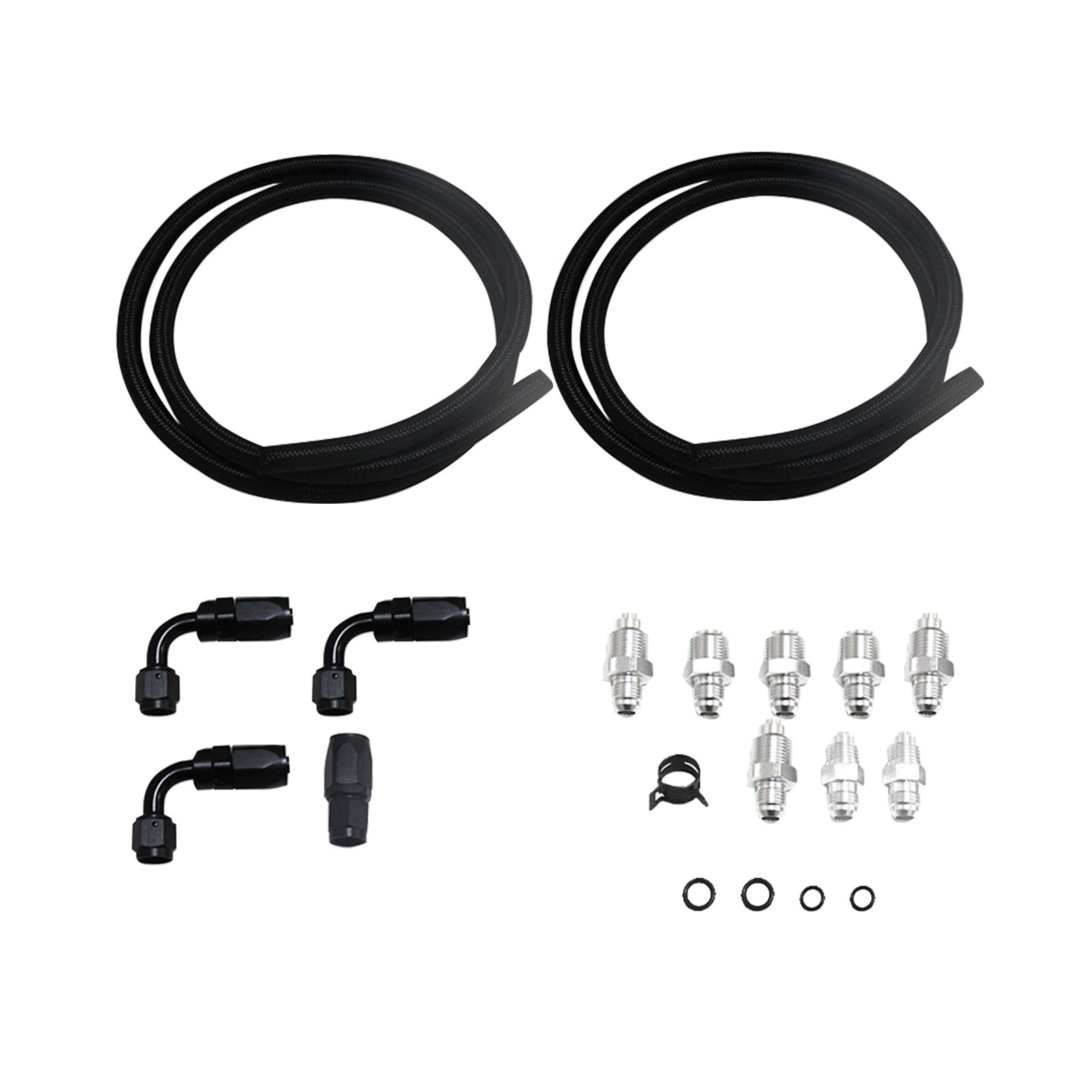 Power Steering Pump Hose Kit Suitable for LS LS1 LS3 Swap Pressure Return Line-3
