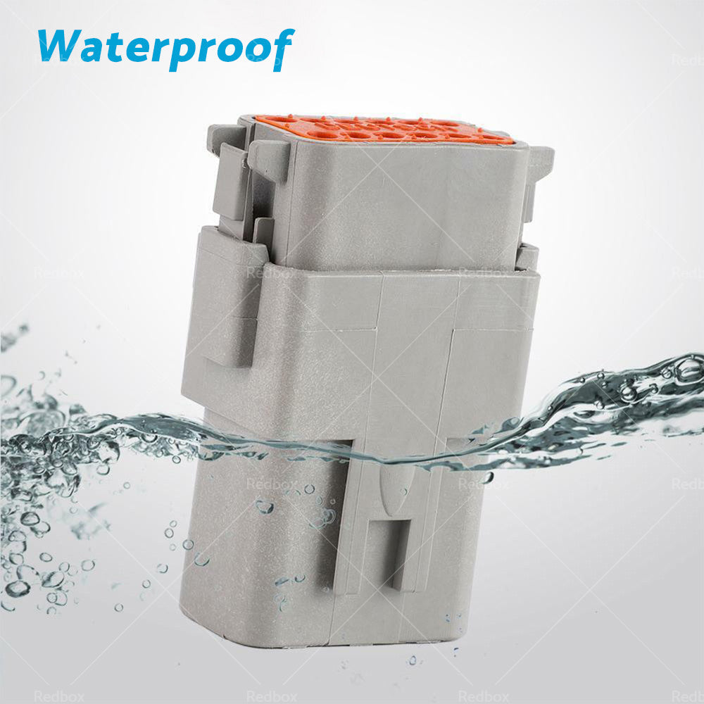 Deutsch DT 12-Way 12 Pin Electrical Connector Waterproof Plug Kit Male  and  Female-1