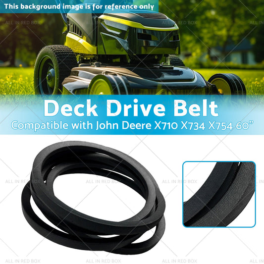 M163993 Deck Drive Belt Suitable for John Deere Riding Mower X710 X734 X754 60 inch-1