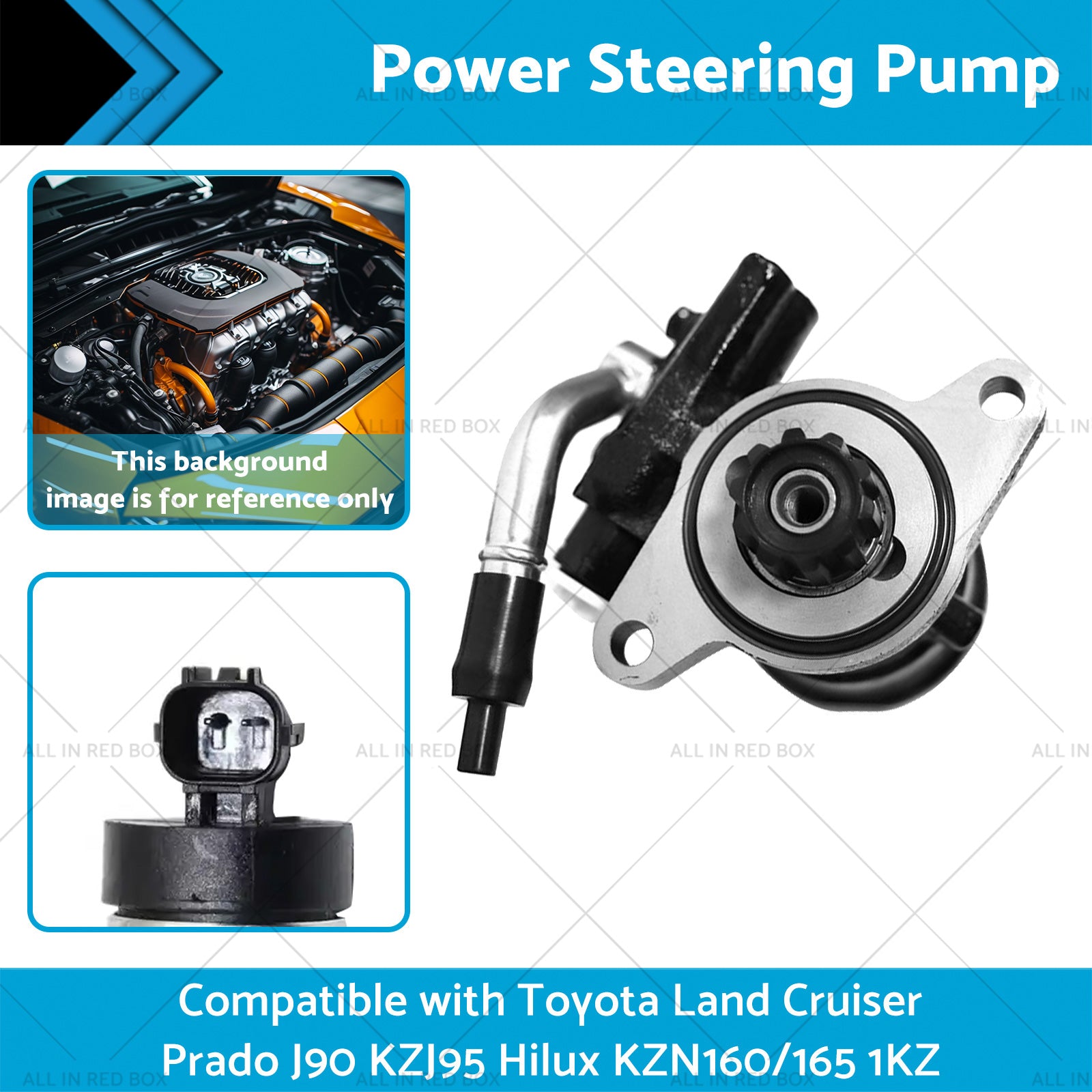 Power Steering Pump Suitable For Toyota Land Cruiser Prado J90 Hilux KZN160 165-1