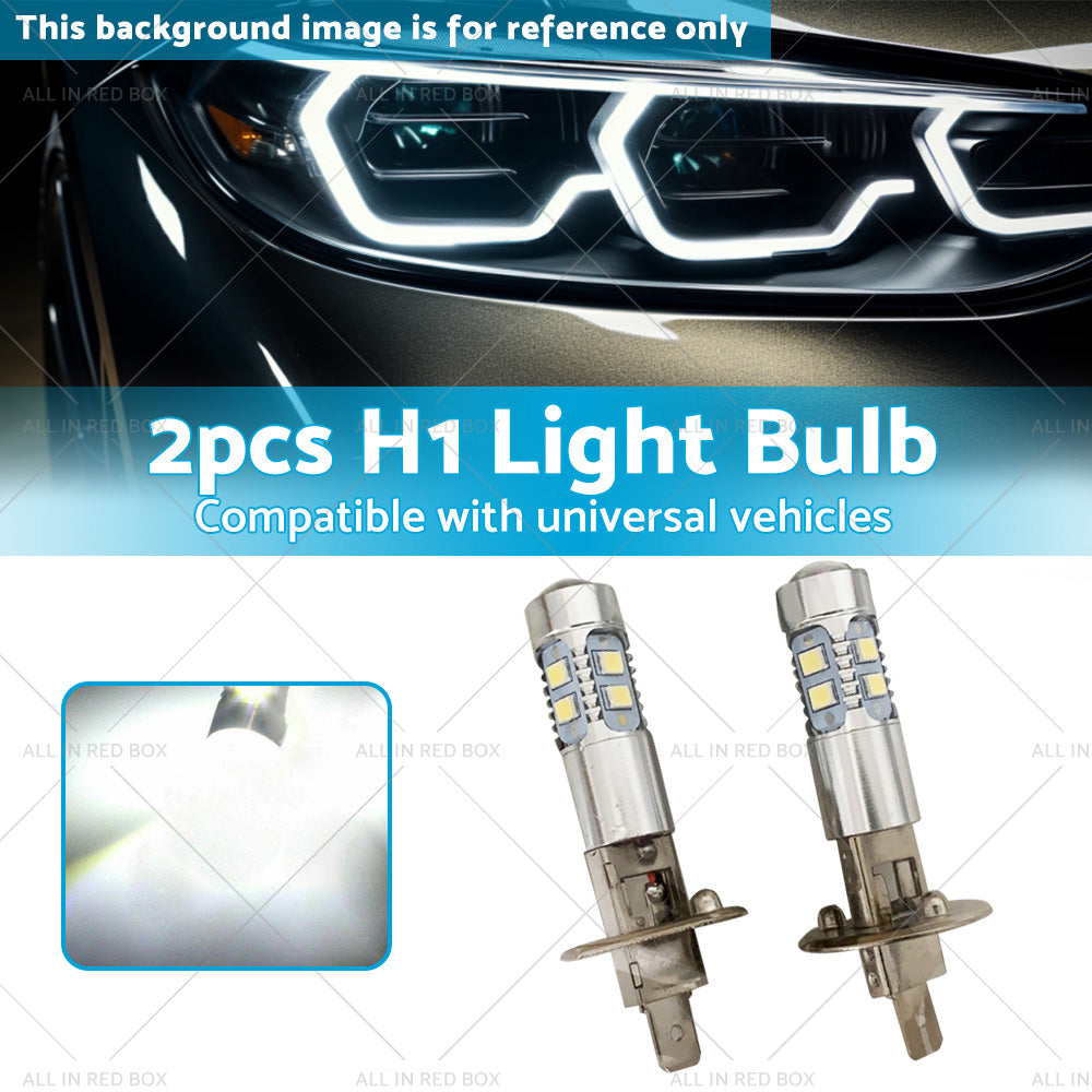 2PCS H1 LED Headlight Bulb CREE XBD Fog Driving Light Car UTE 4WD Lamp Globe-2