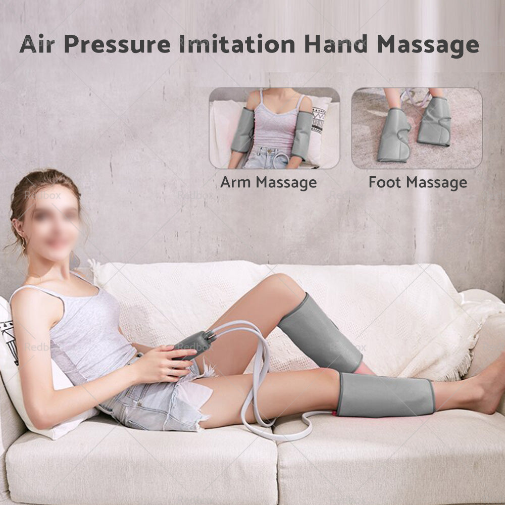 Leg  and  Foot Massager With Heat Compression Calf Thigh Massage Muscles Relax Wraps-2