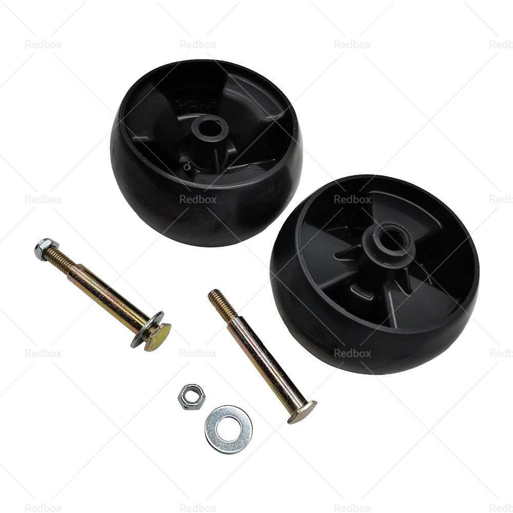 2x 5 inch  Universal Deck Wheels for Murray Rover Ride on Mowers 425620x92A 42581x50D-3