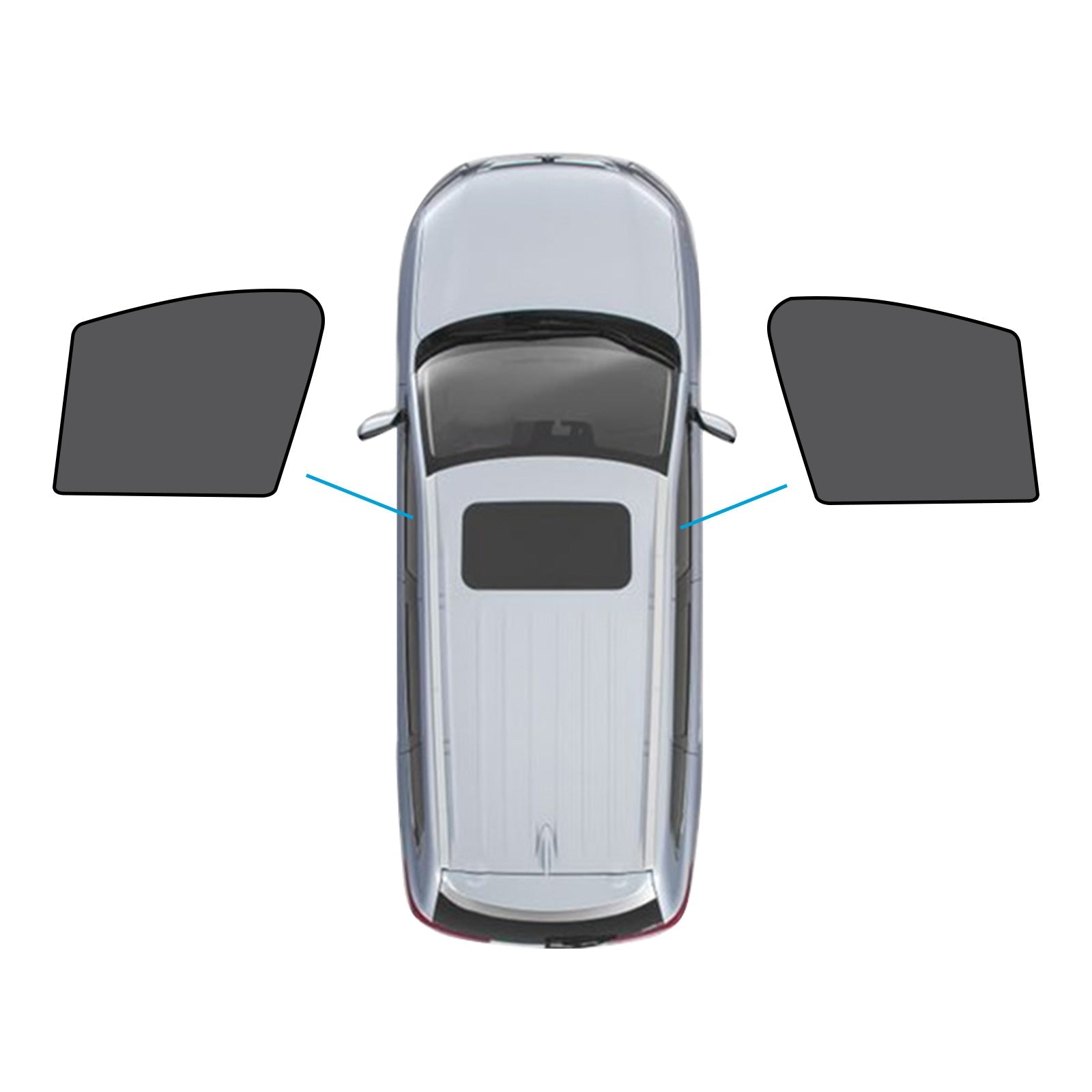 2x Car Window Shades Suitable for Mazda CX5 1st Gen KE 12-17 UVA Protection-4