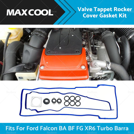 Valve Tappet Rocker Cover Gasket Kit Fits For Ford Falcon BA BF FG XR6 Turbo-1