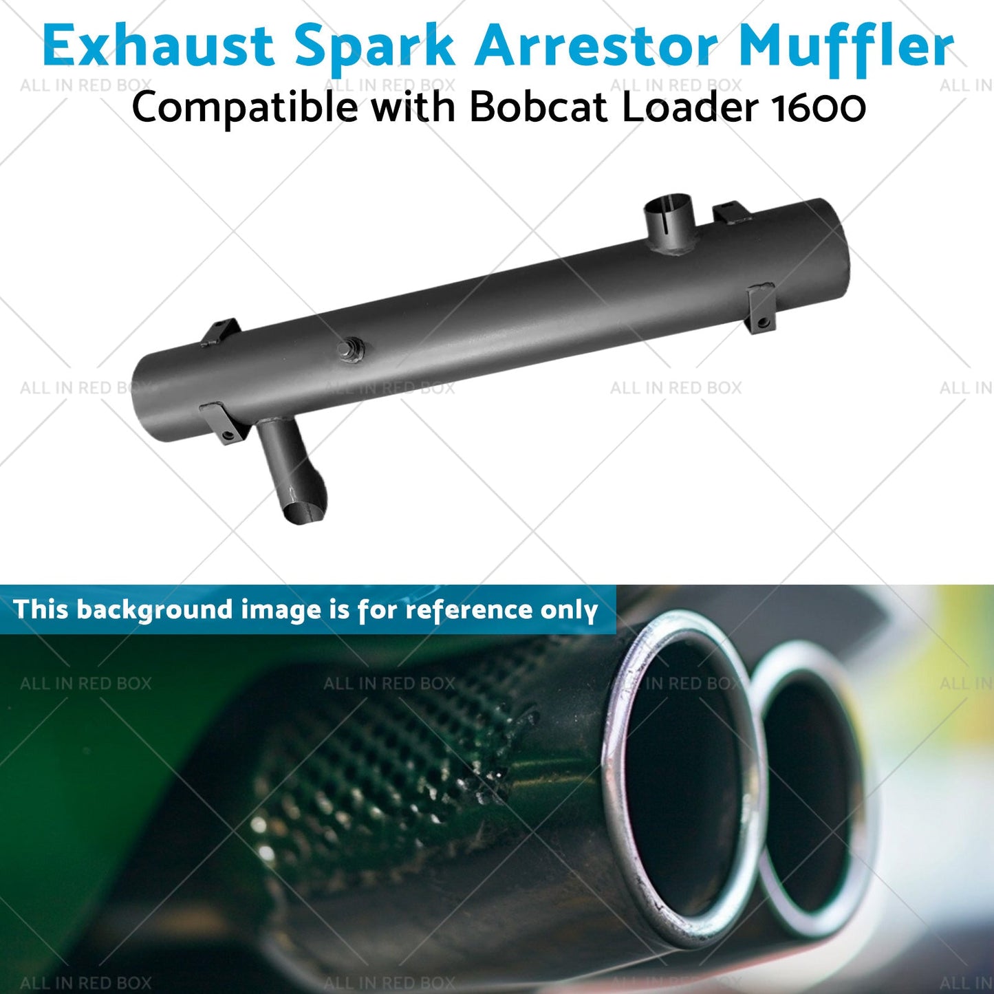 6514737 Exhaust Spark Arrestor Muffler Suitable for Bobcat Loader 1600 642 643-4