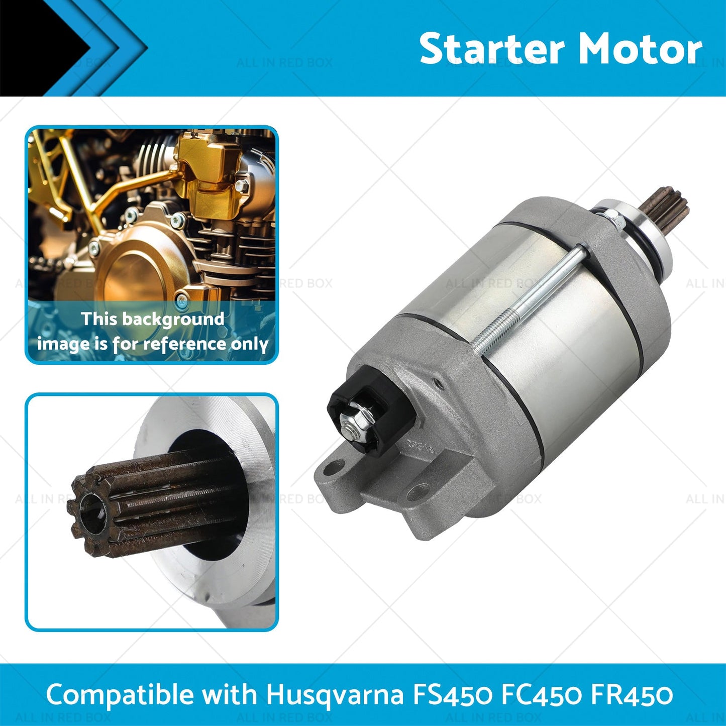 Starter Motor Suitable for Husqvarna FE501 17-21 FS450 16-20 FC450 FR450 FE501S-2