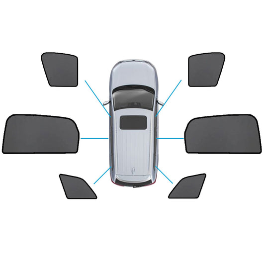 Magnetic Mesh Sun Blind Shades Suitable for Audi Q7 SQ7 2015-2025 On Front/Rear-0
