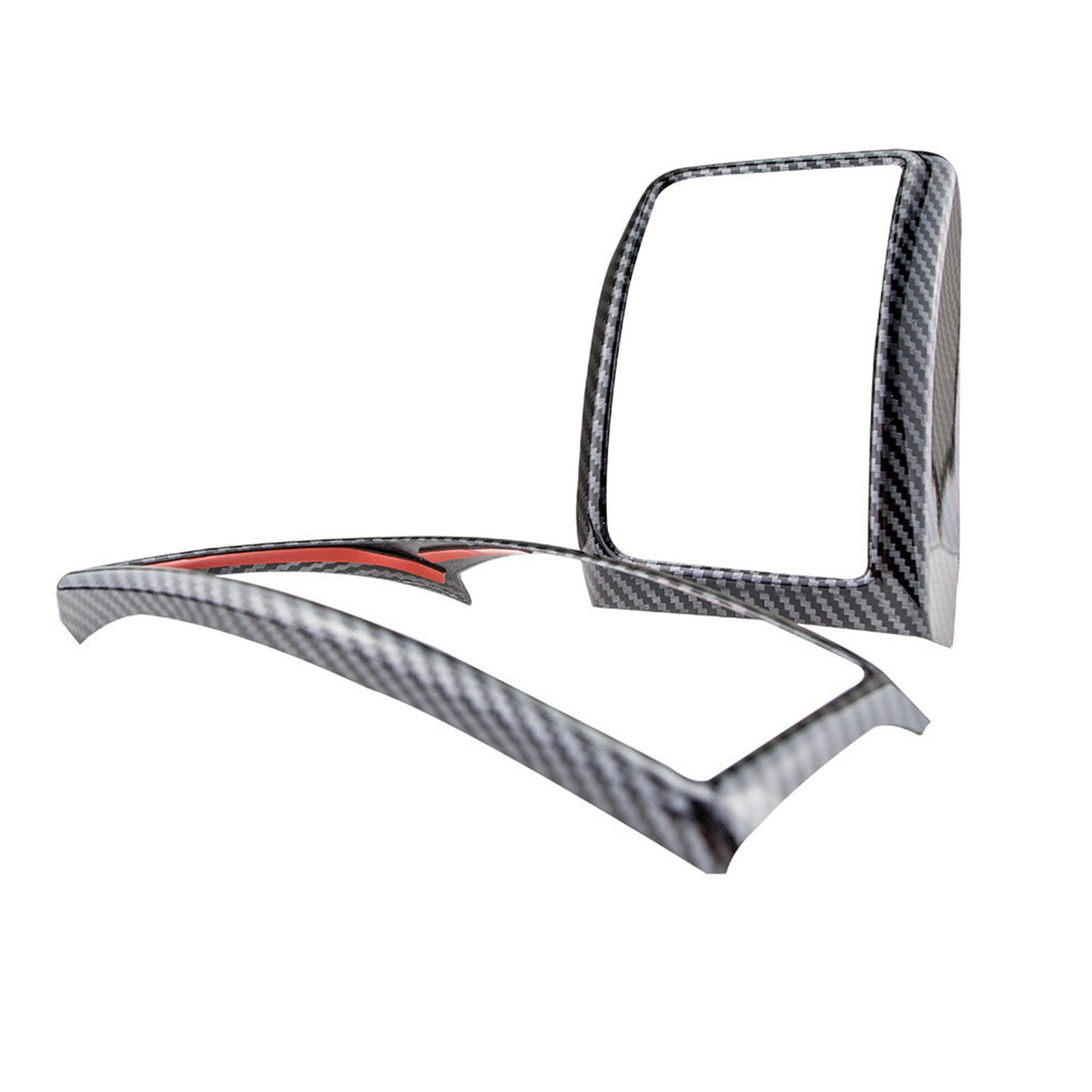4x Carbon Fiber Color Air Outlet Frame Cover Trim Suitable For Ford Ranger 2015-2022-3