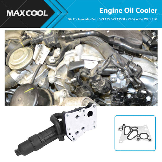 Engine Oil Cooler Suitable For Mercedes Benz A207 C207 W212 R172 A2711801410-0