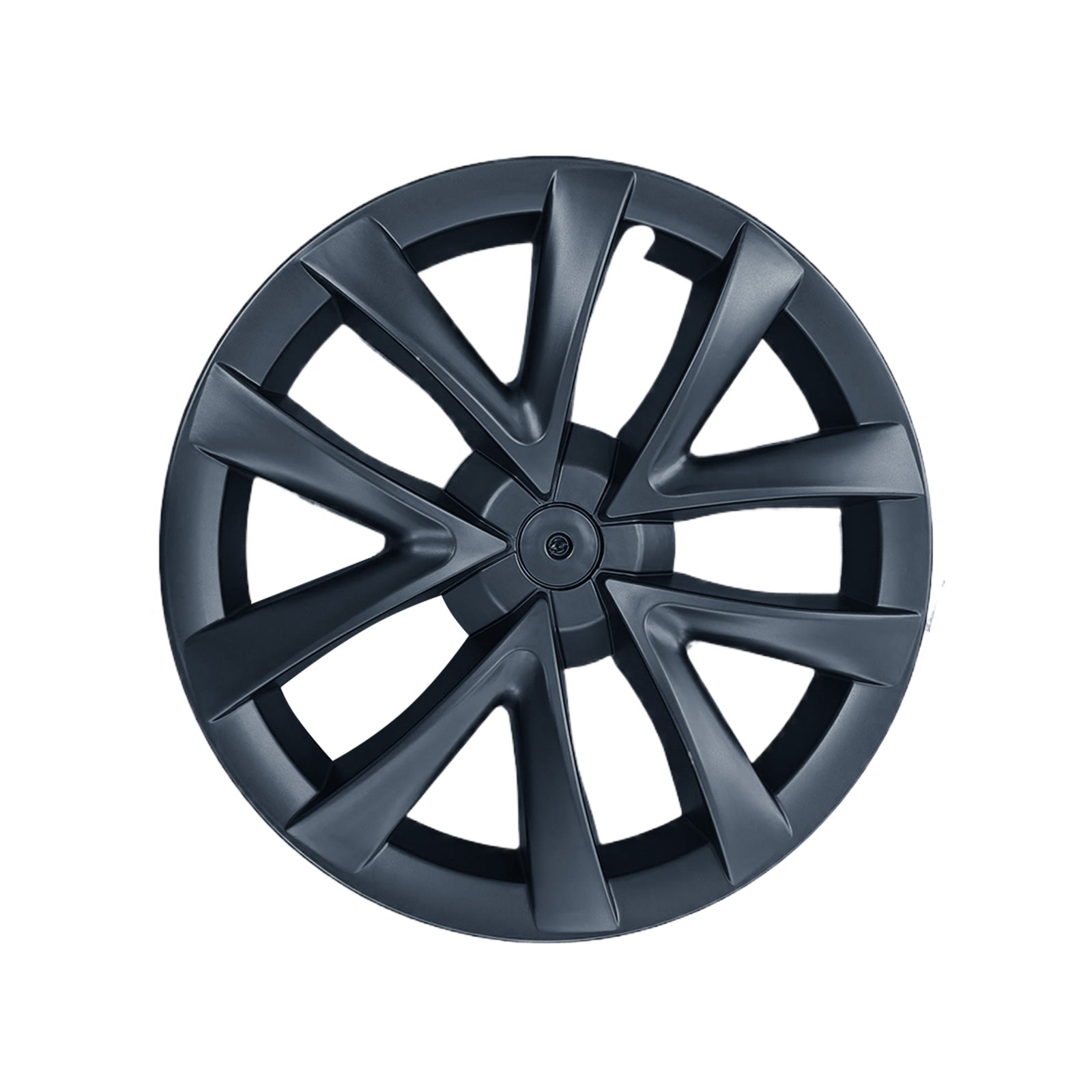 4x Matt Black Wheel Hub Caps Suitable For Tesla Model 3-2