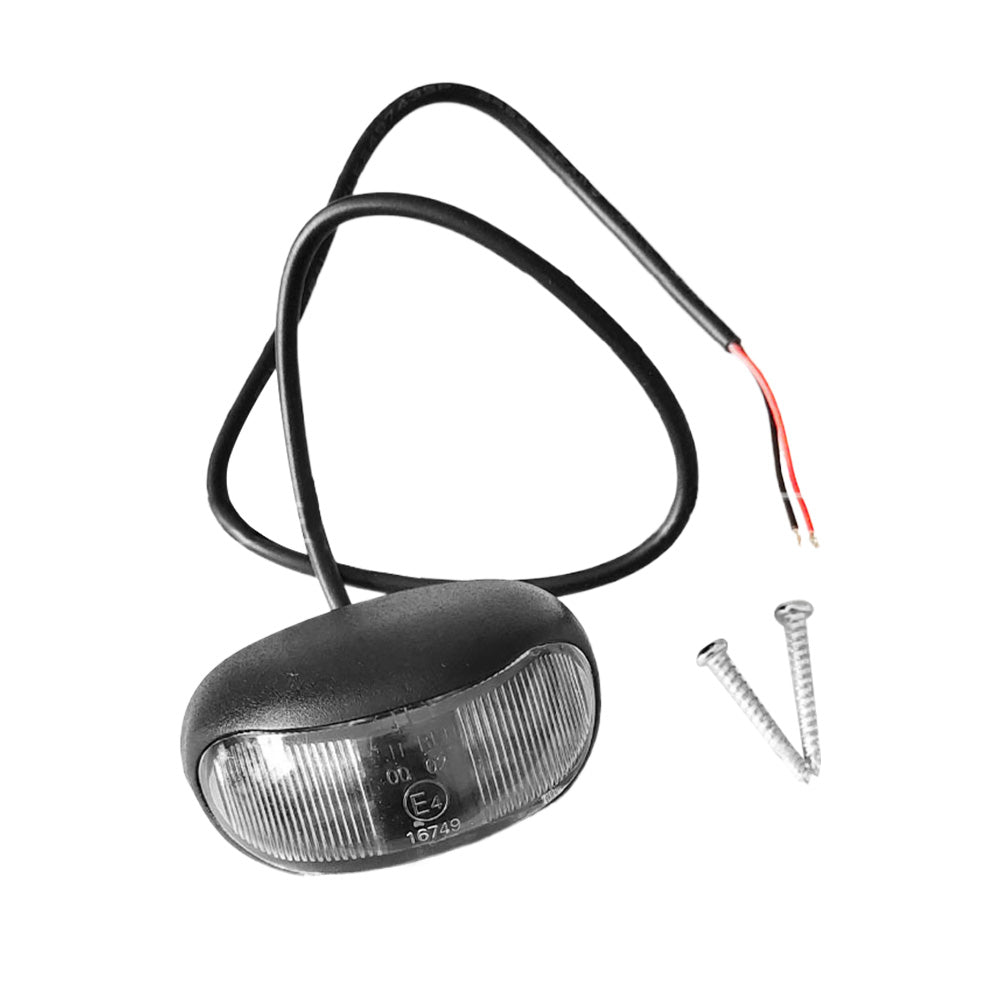 10pcs 2 LED Clearance Lights Side Marker Lamp Red Amber Trailer Truck 12V 24V-4