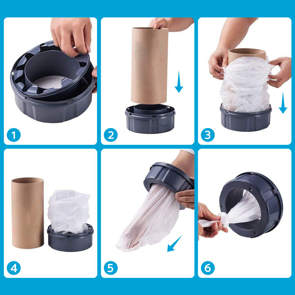 100/200/400m Nappy Bin Refill Kit Compatible With Tommee Tippee Sangenic Refills-3
