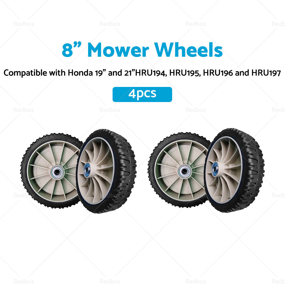 4x8inch Mower Wheels Suitable For Honda 19inch and 21inch HRU194, HRU195, HRU196  and  HRU197-1