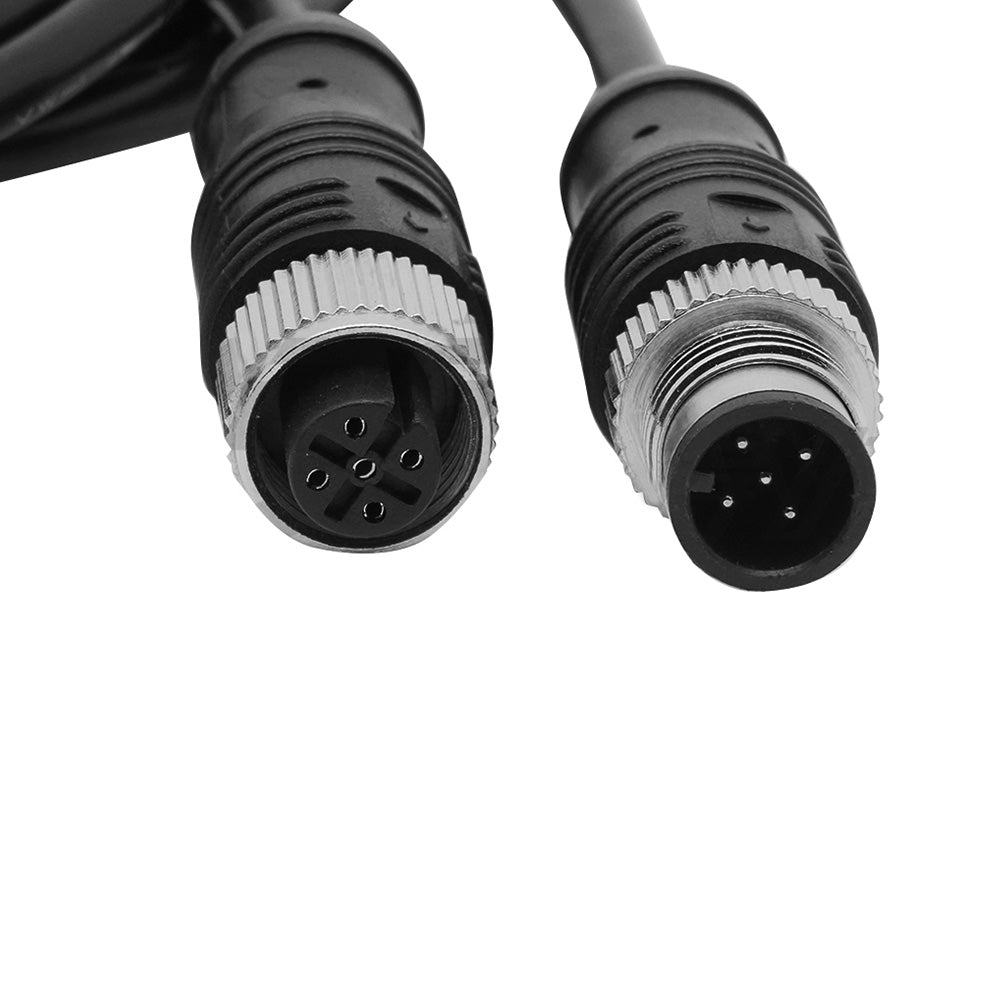 5-Core Black 2m NMEA2000 Cable with Female Straight Head to Male Straight Head NMEA2000 Drop Cable-2