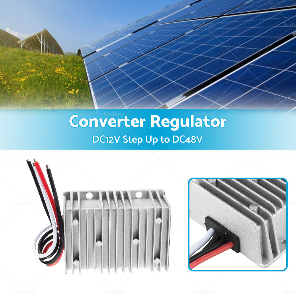 Waterproof DC 12V to DC 48V 8A Step-Up Booster Power Converter Regulator-2