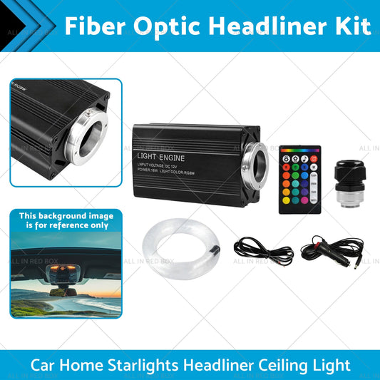 500PCS LED Fiber Optic Kit Car Home Starlights Headliner Ceiling Light w or Remote-1