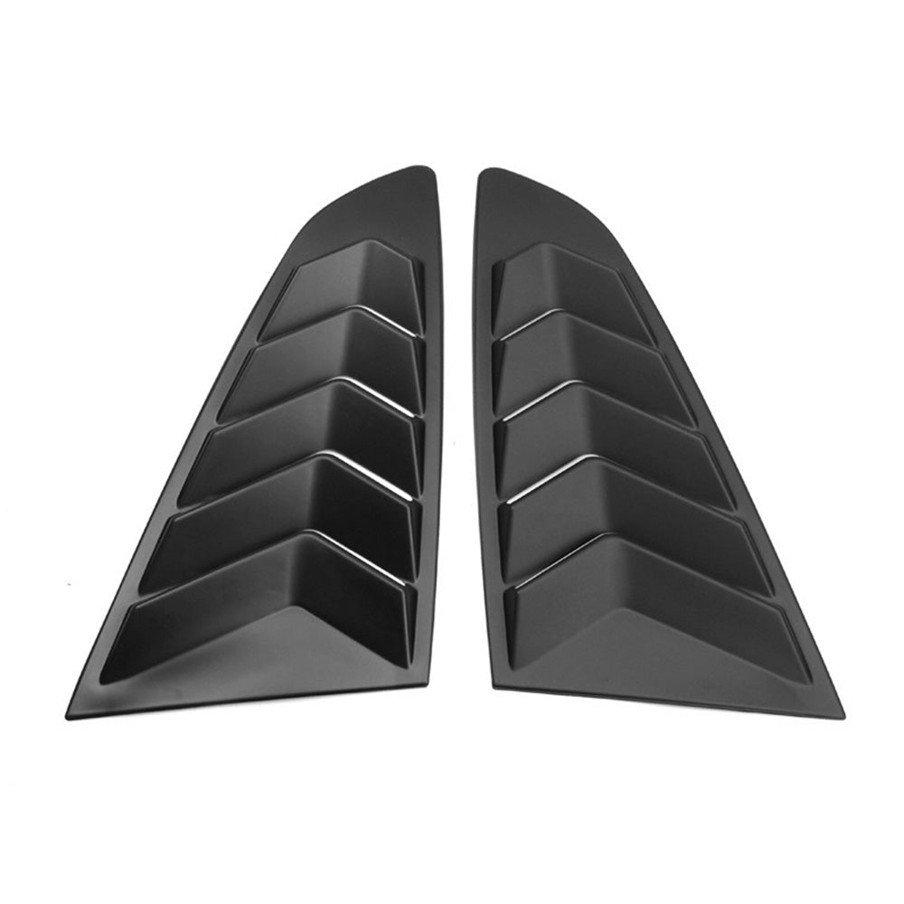 2x Side Window Louvers Sun Shade Cover Suitable For Ford Mustang 2015-2022-3