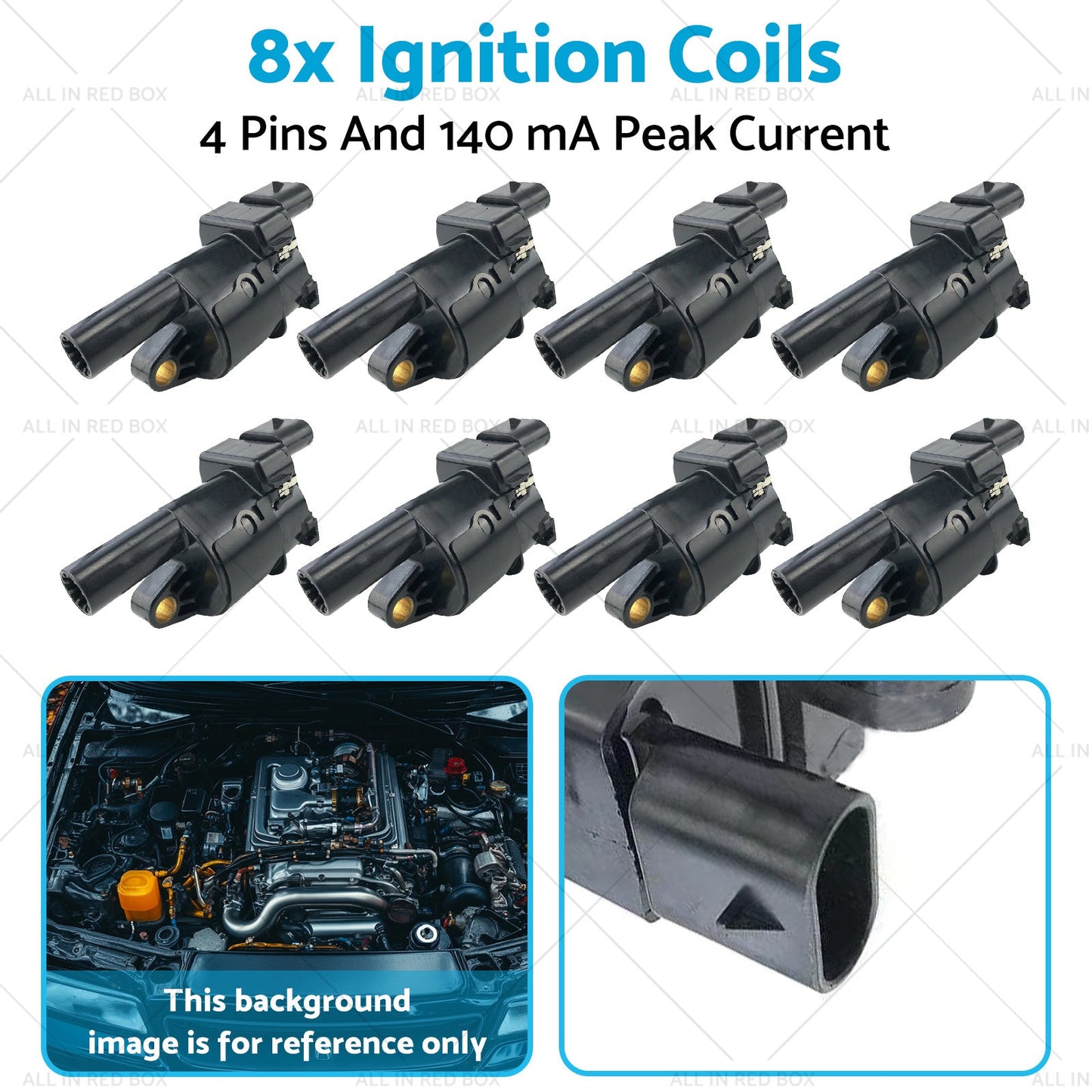 8x Ignition Coils Suitable for Holden Berlina Calais Caprice Commodore 12573190-2