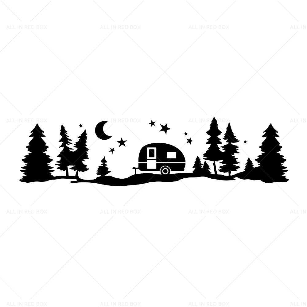 Mountains Adventure Vinyl Decal Sticker Suitable ForCamper Van Motorhome Caravan-2