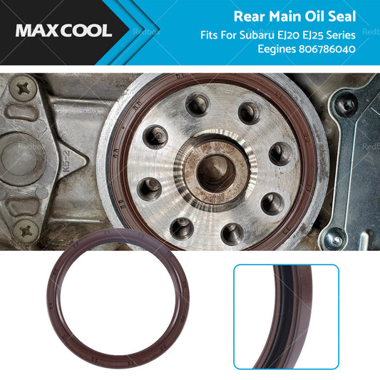 Rear Main Oil Seal Fits For Subaru 806786040 EJ20 EJ25 Series Engines-0