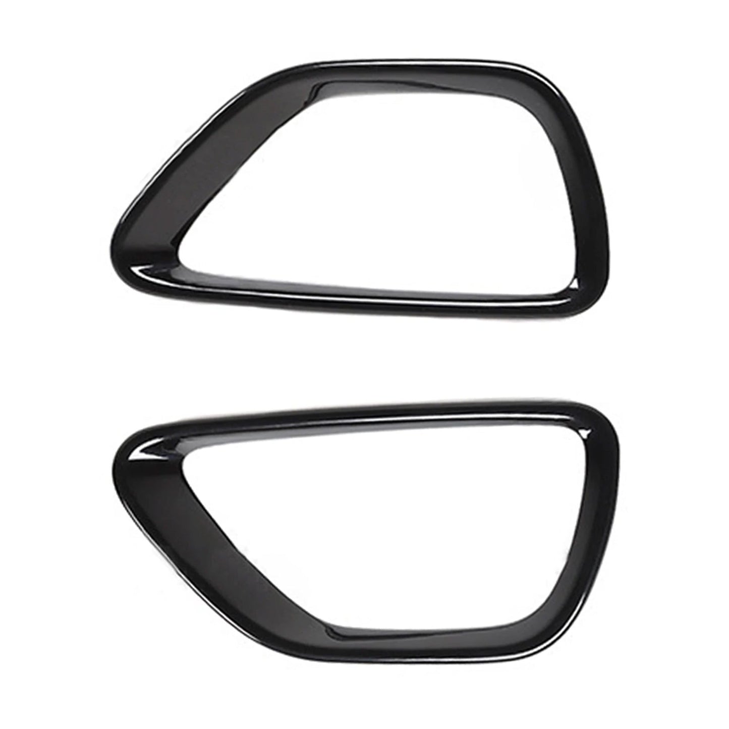 2x Front Fog Light Lamp Frame Covers Suitable For Jeep Grand Cherokee 2014-2016-2
