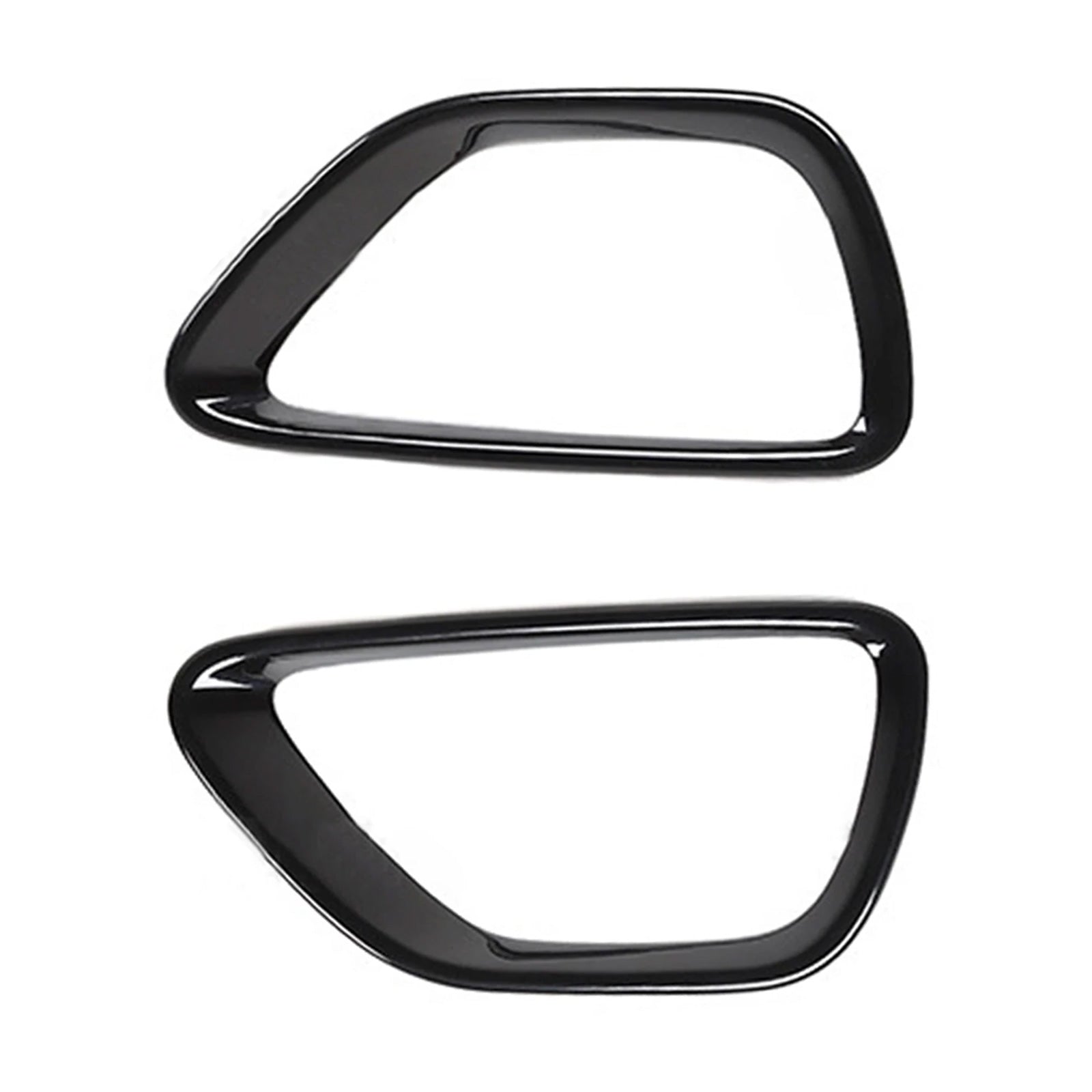 2x Front Fog Light Lamp Frame Covers Suitable For Jeep Grand Cherokee 2014-2016-2