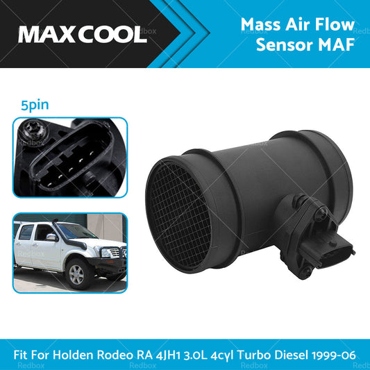 Mass Air Flow Sensor MAF Fit For Holden Rodeo RA 4JH1 3. 0L 4cyl Diesel 1999-06-0