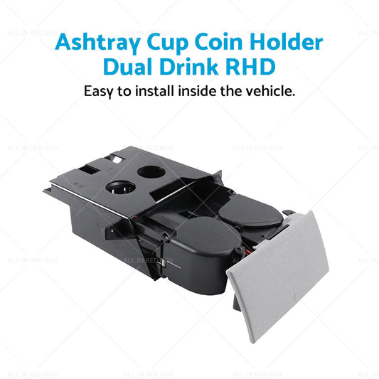 Suitable ForVW T5 Transporter Ashtray Cup Coin Holder Dual Drink RH 7H285860130T-1